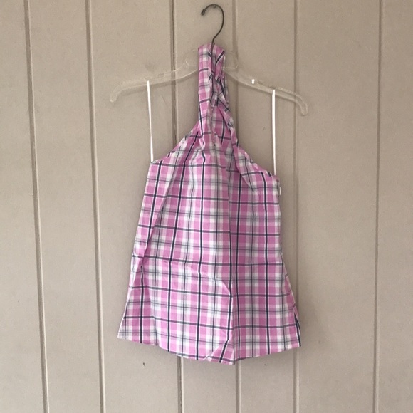 J. Crew Halter top in violet plaid - Picture 2 of 6